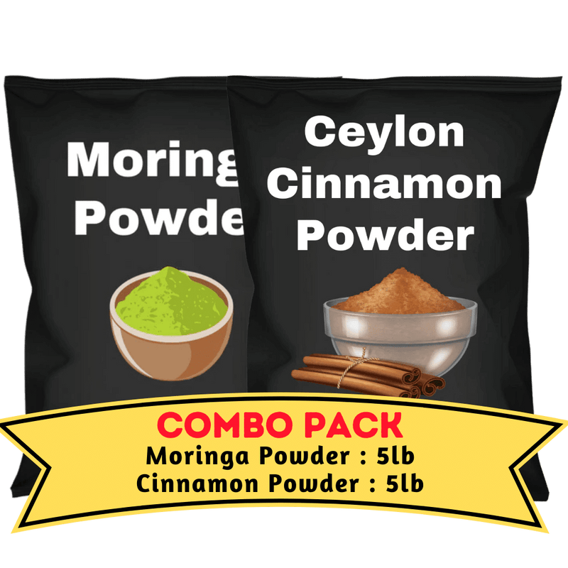 Moringa & Cinnamon powder Bundle (5 Lb Each)