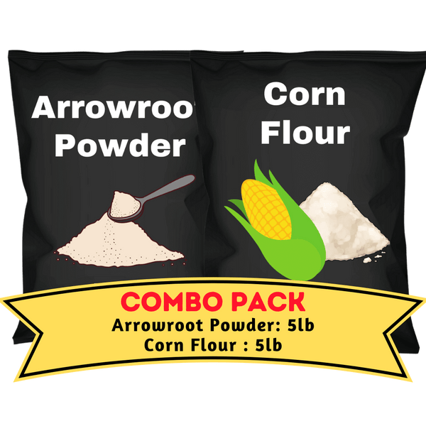 Arrowroot & Corn Flour Bundle (5lb each)