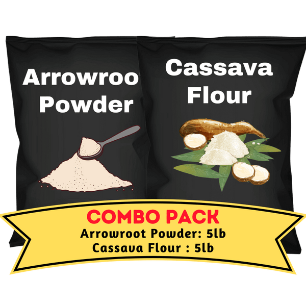 Arrowroot & Cassava Flour Bundle (5lb each)