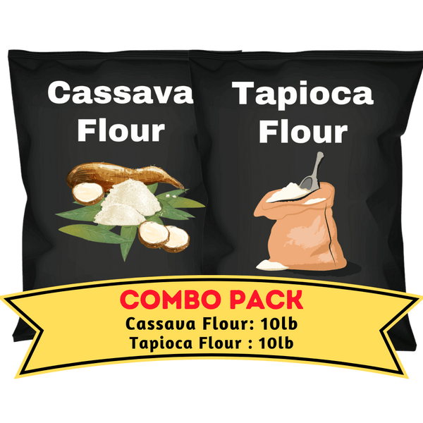 Cassava & Tapioca Flour Bundle (10lb each)
