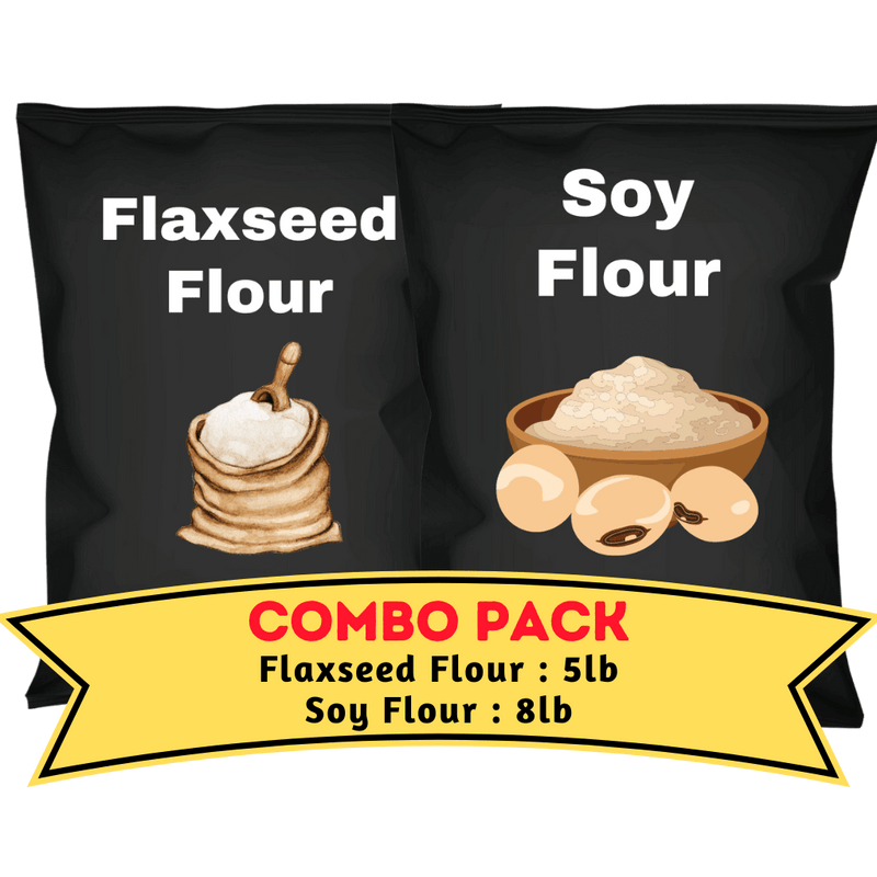 Soy & Flaxseed Flour Bundle (5lb each)