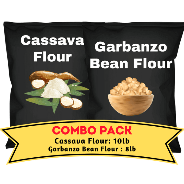 Cassava & Garbanzo Bean Flour Bundle (10lb & 8lb each)