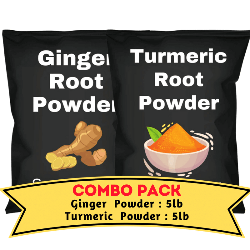 Turmeric & Ginger Powder Bundle (5 Lb Each)