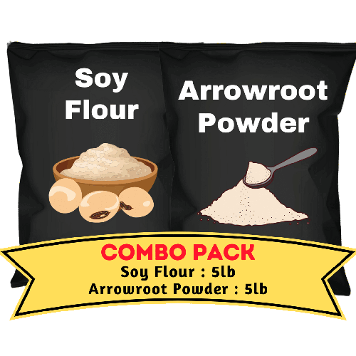 Soy & Arrowroot Flour Bundle (5lb each)