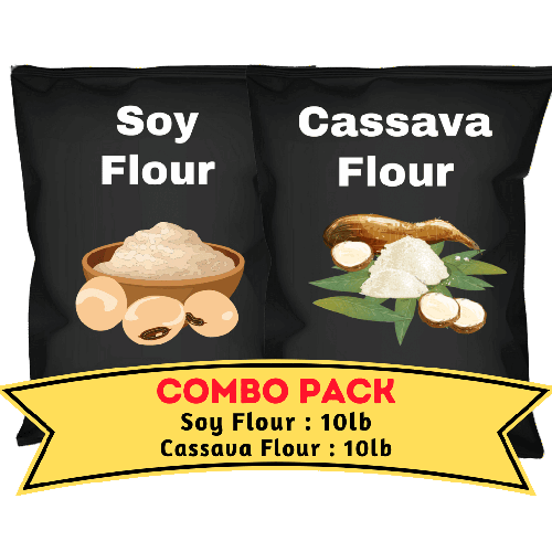 Soy & Cassava Flour Bundle (10lb each)
